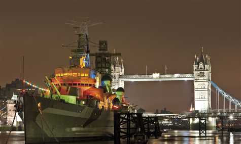 Christmas on the Thames HMS Belfast